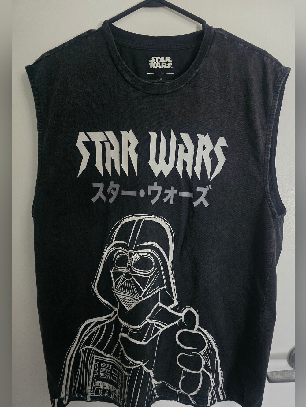Our Universe Star Wars Darth Vader Mineral Wash Muscle Tank Top